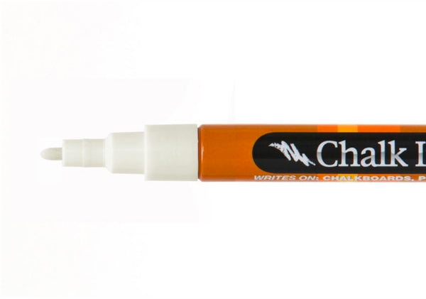 Cohas Wet-Wipe Bright Orange Liquid Chalk Marker with Wide Tip